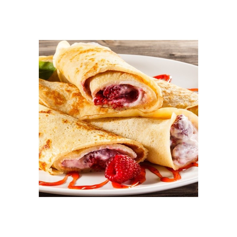 Crêpes framboises et mascarpone Crêpes framboises et mascarpone