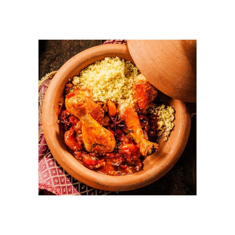 Tajine de poulet à la rhubarbe Tajine de poulet à la rhubarbe