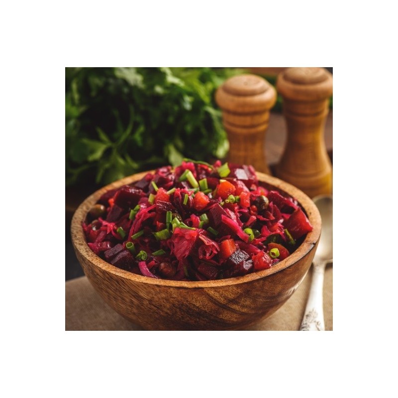 Salade de betterave et échalotes