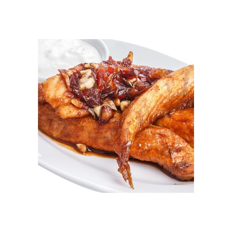 Saumon asiatique et échalote 