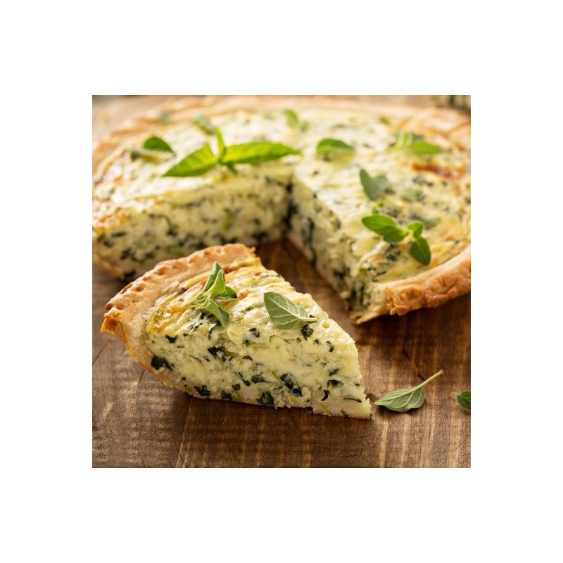 Quiche fromagère au cresson