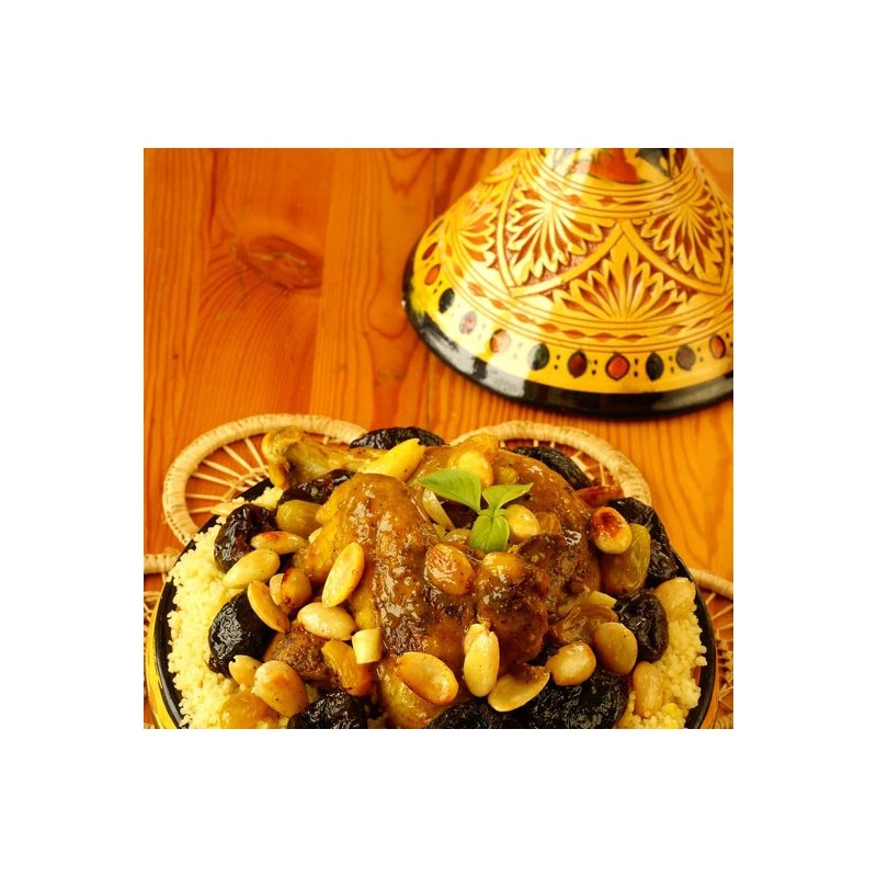 Tajine d'agneau aux dattes et aux amandes Tajine d'agneau aux dattes et aux amandes