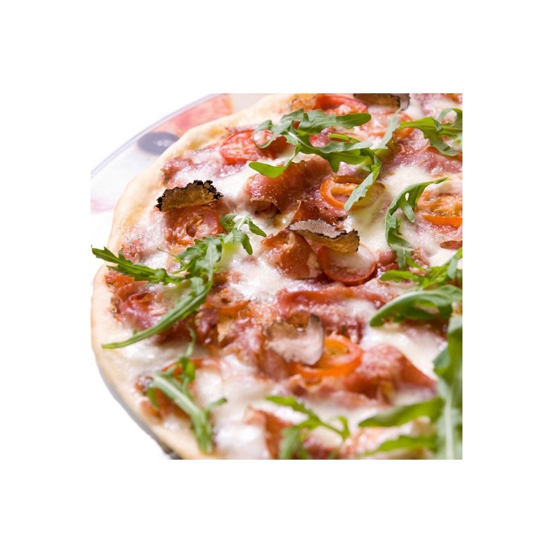 Pizza faite maison à la truffe