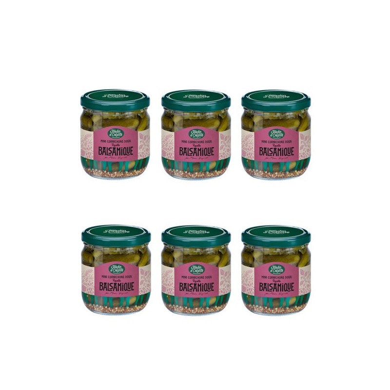 cornichons doux balsamique