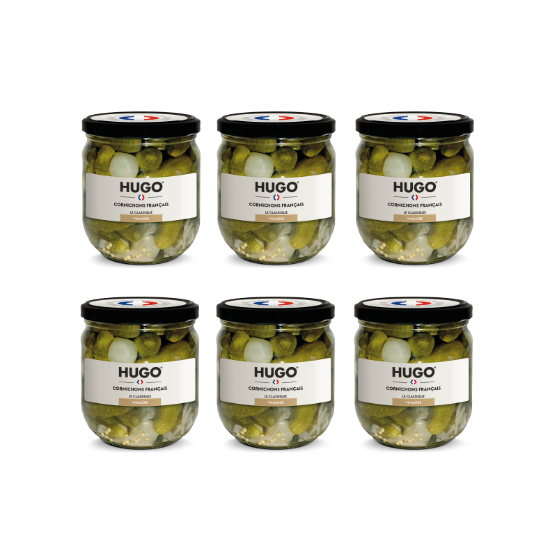 Cornichons français HUGO vinaigre professionnel