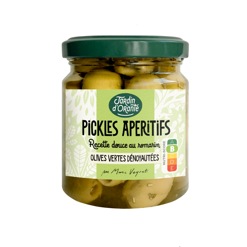 Illustration de la recette saine et gourmande des olives vertes au romarin par Jardin d'Orante.